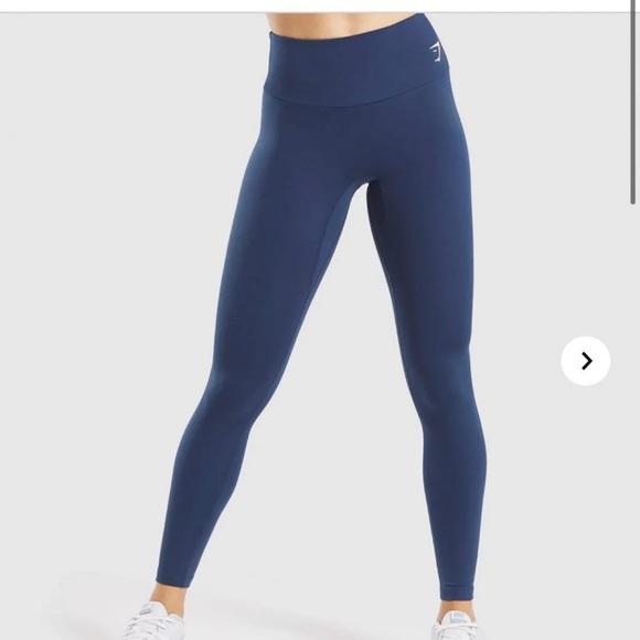 gymshark navy training leggings - Picture 1 of 3